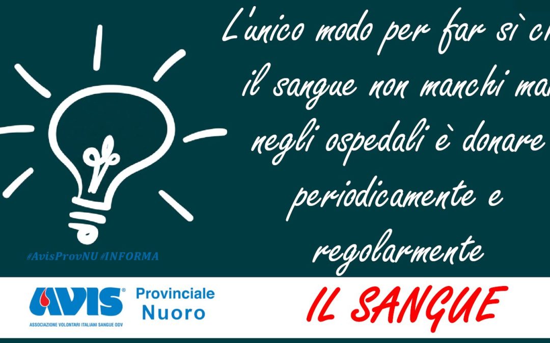 Il Modo migliore per aiutare chi ha bisogno di sangue è andare a Donarlo