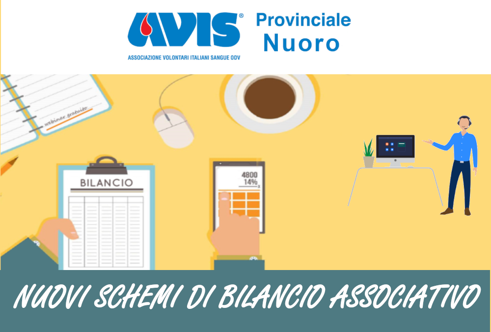 NUOVI SCHEMI DI BILANCIO ASSOCIATIVO: SABATO IL WEBINAR